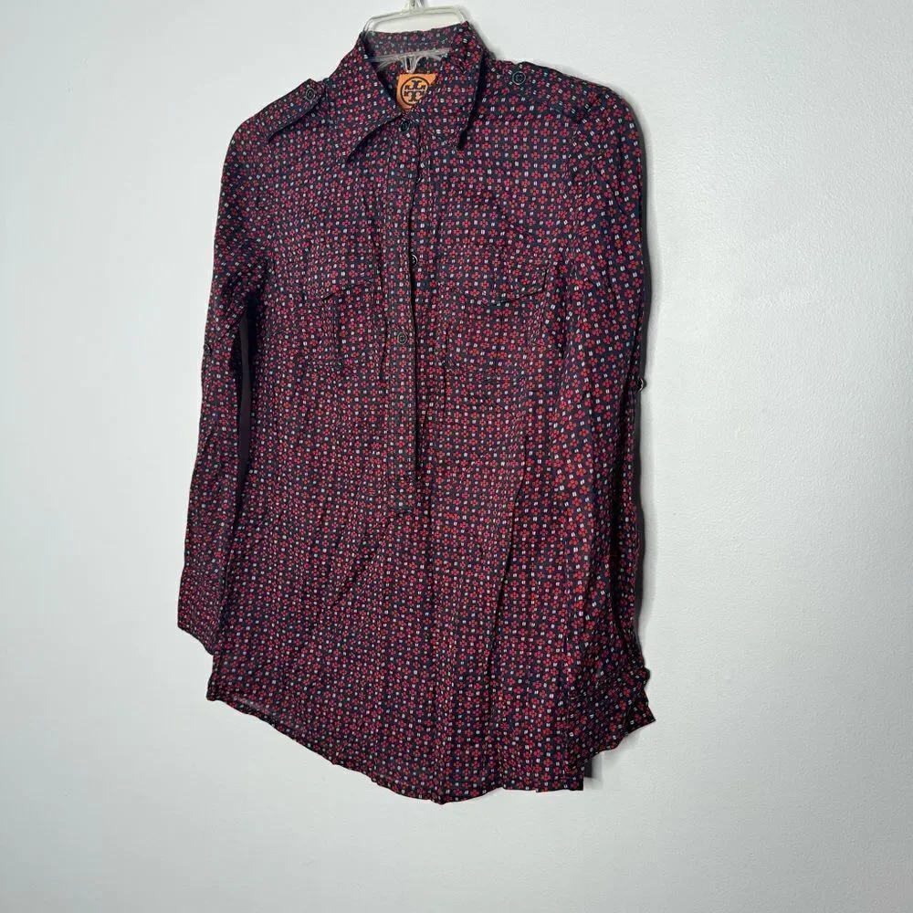 Tory Burch button down shirt size 0